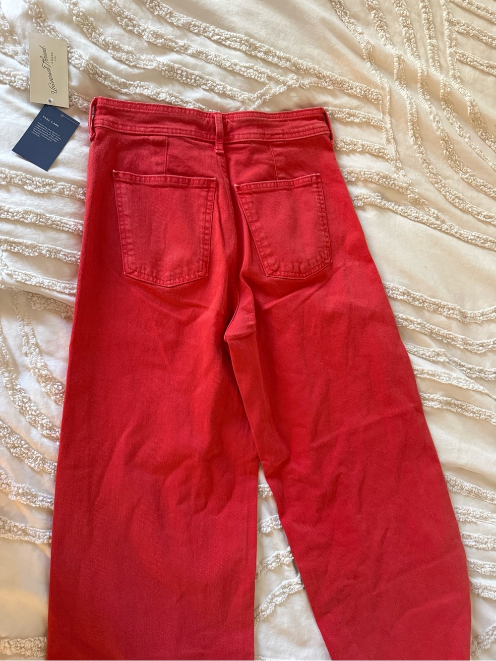 Universal Thread Red Wide-Leg High-Rise Jeans - Picture 7 of 7